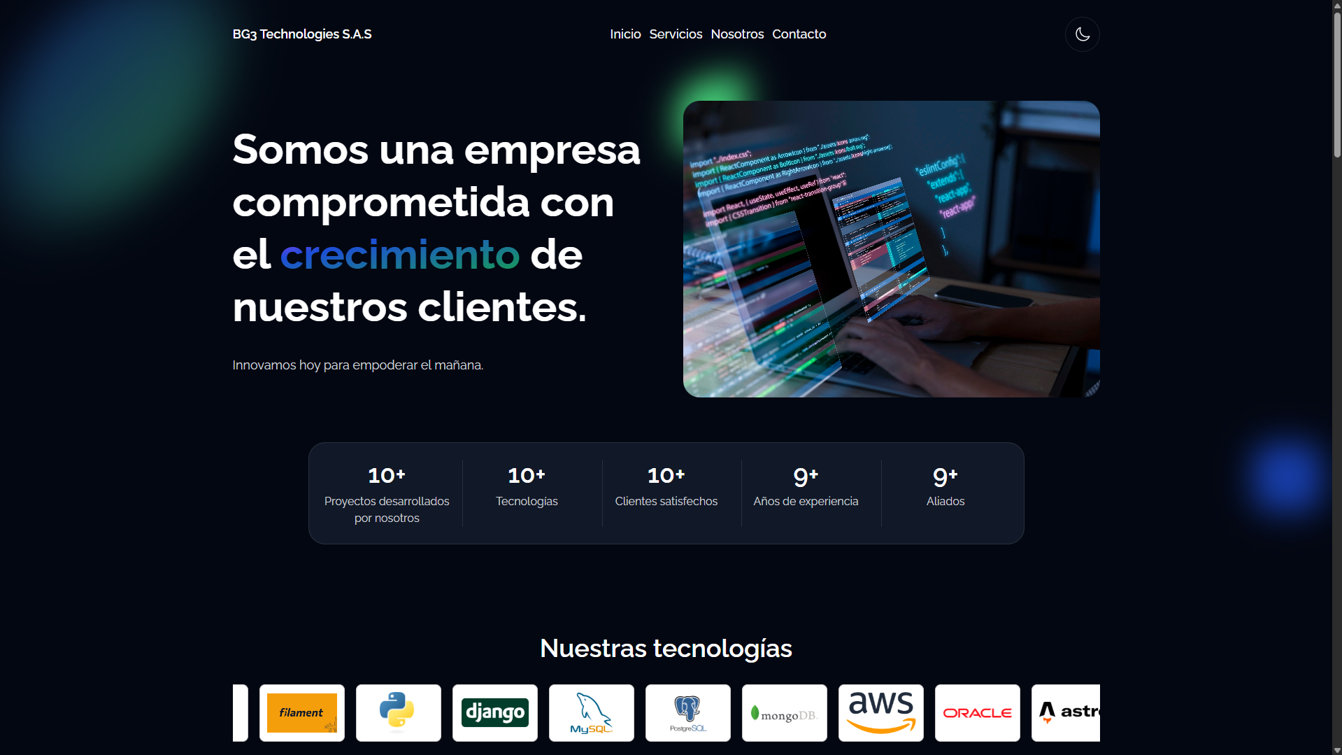 Landing Page Corporativa